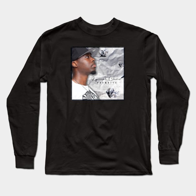 Lyrical Chris Prewrite Album Cover Art Long Sleeve T-Shirt by iSoulated Designs